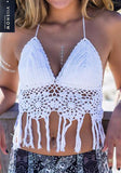 Crochet Tassel Crop Top