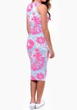 Fireworks Printed Bodycon Dress