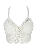 White String Bralette Top